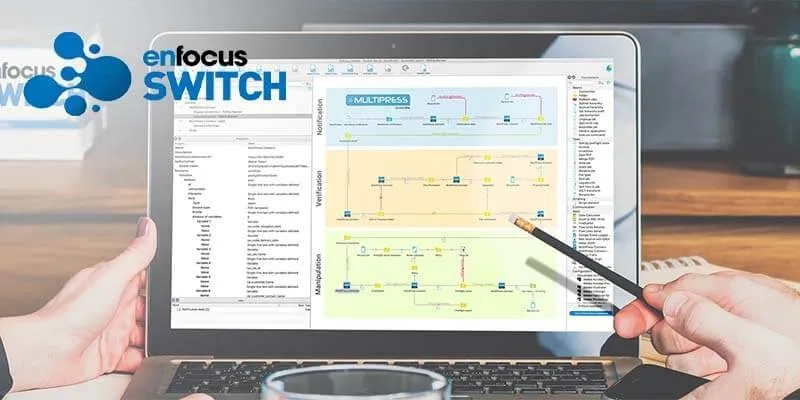 Aplicación MultiPress Connect para Enfocus Switch