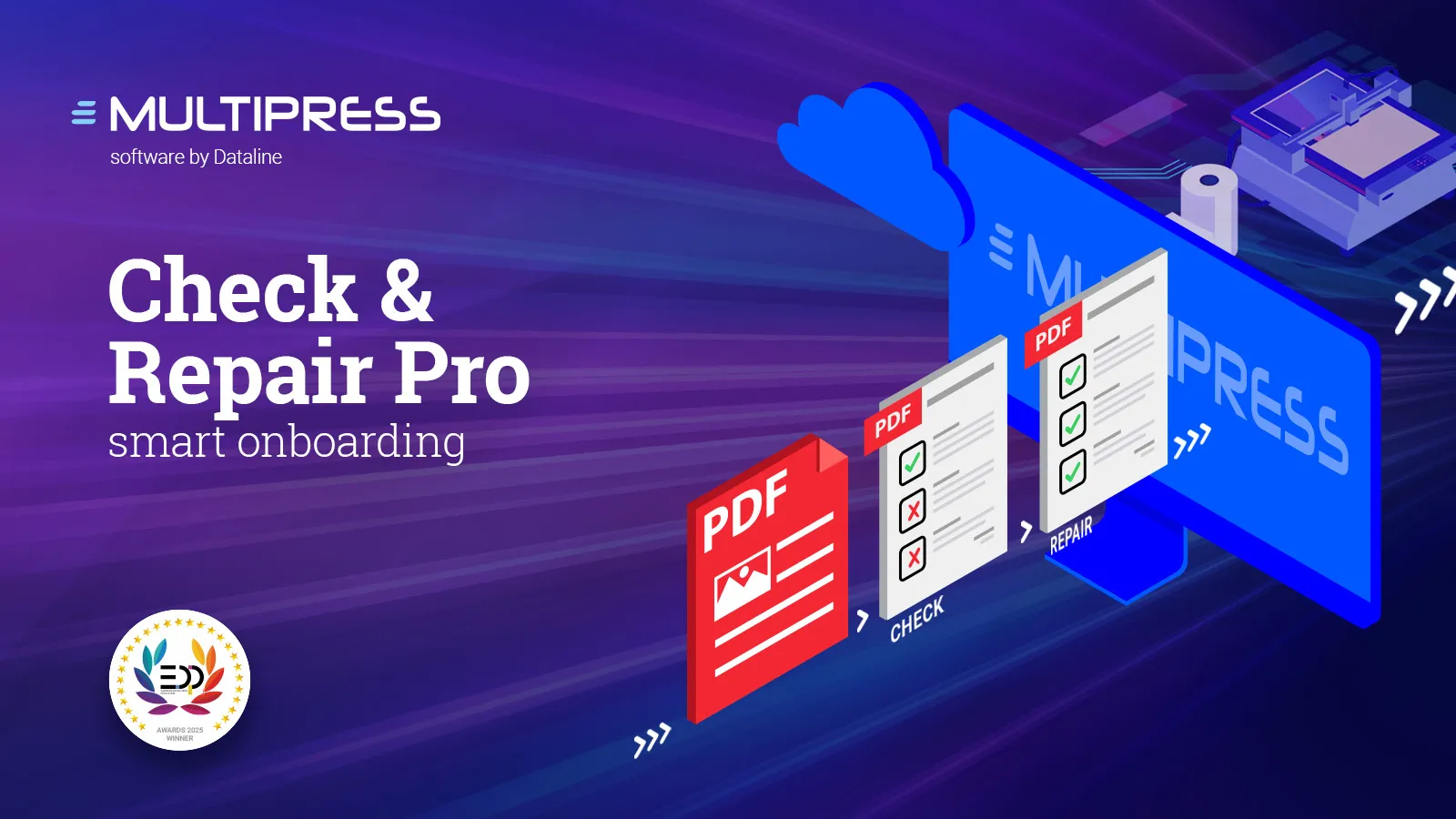 MultiPress Check & Repair Pro récompensé par un EDP Award 2025